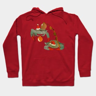 christmas crabs Hoodie